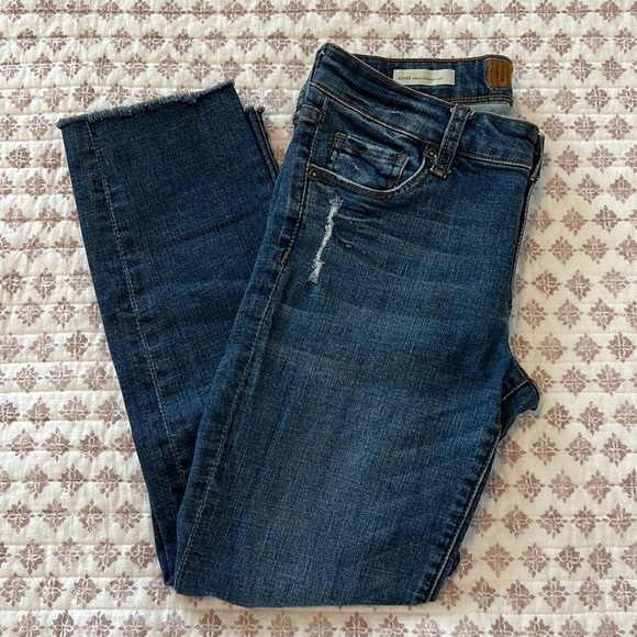 KUT from the KLOTH Asher Ankle Straight Leg Women's Size 0 Distressed Jeans - Picture 16 of 17